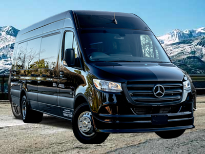 Convenient ski-friendly private transfer service with space for gear and luggage.